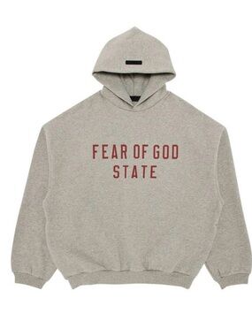 Fear of God Gray 'Fear of God State' Pullover Hoodie